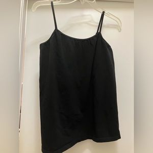 Black Maternity Spaghetti Strap Shirt